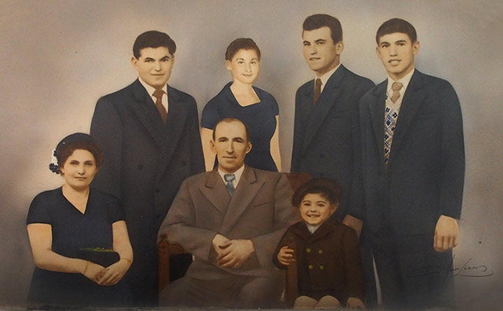 Dimitroula, Nick, Dimitrios, Vesa, Peter, Harry and Steve Trandos 1955
